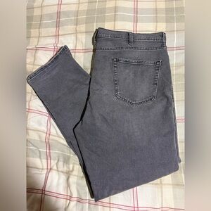Gray Washed Denim Jeans
